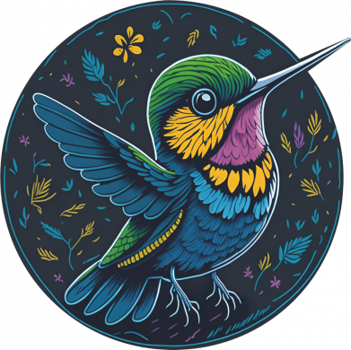 Чехол из раздела Авторские принты Птичка Колибри для Apple iPhone 12 2